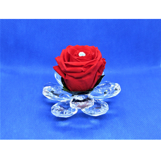 Fiore medio cristallo e rosa