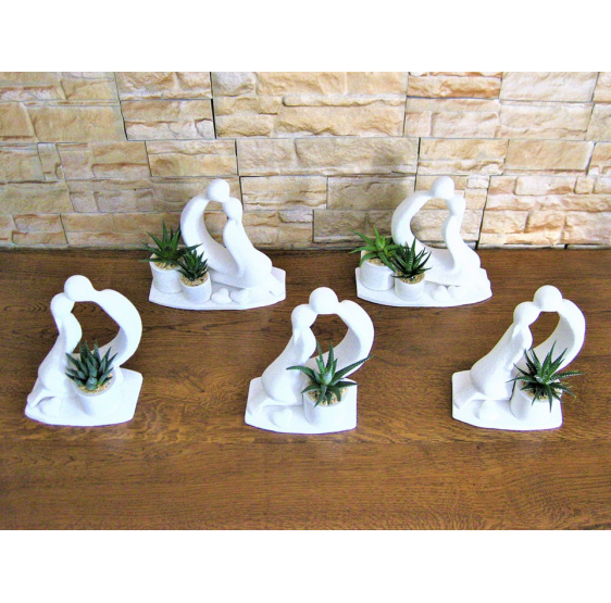 Scultura coppia Bacio 5 p.z.