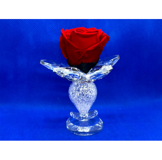 Ninfea media su 1 bolla vetro soffiato