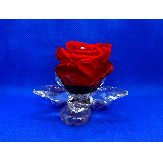 Ninfea media su 3 murrine vetro soffiato