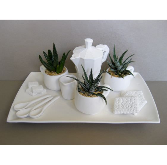 vassoio per 3 caffè