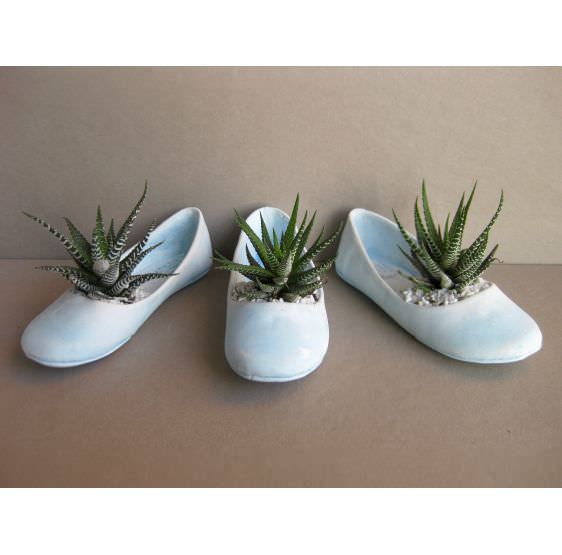 tris ballerine azzurre da bimba