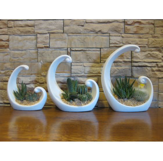 Tris sculture arricciate