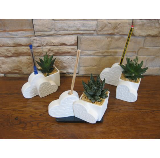 Bomboniere portapenne cuori