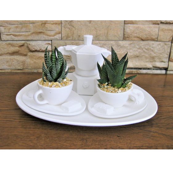 Moka con 2 tazze micro